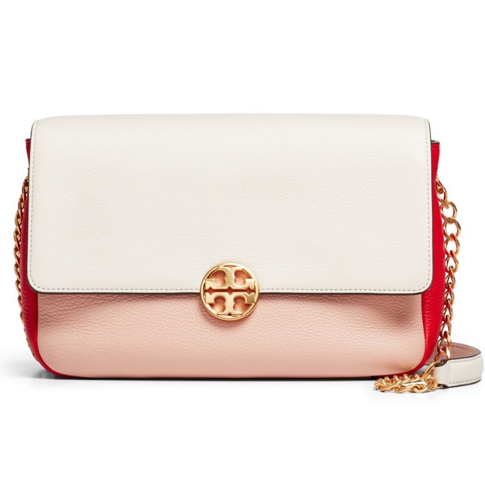 Tory Burch Chelsea Color-Block Convertible Bag - image 1
